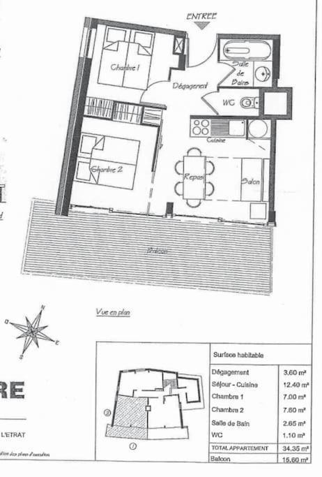Appartement 35M2 Chamrousse Buitenkant foto